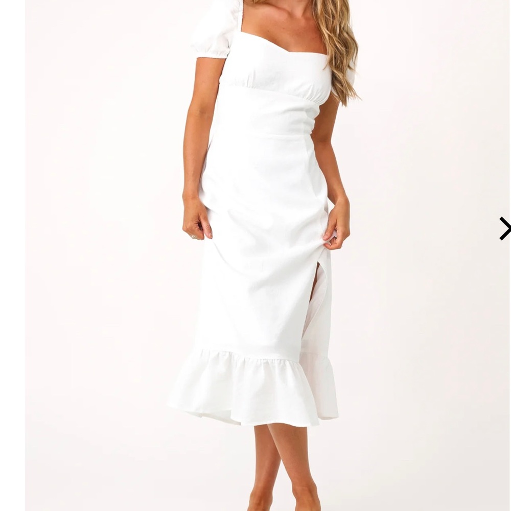 White kittenish dress